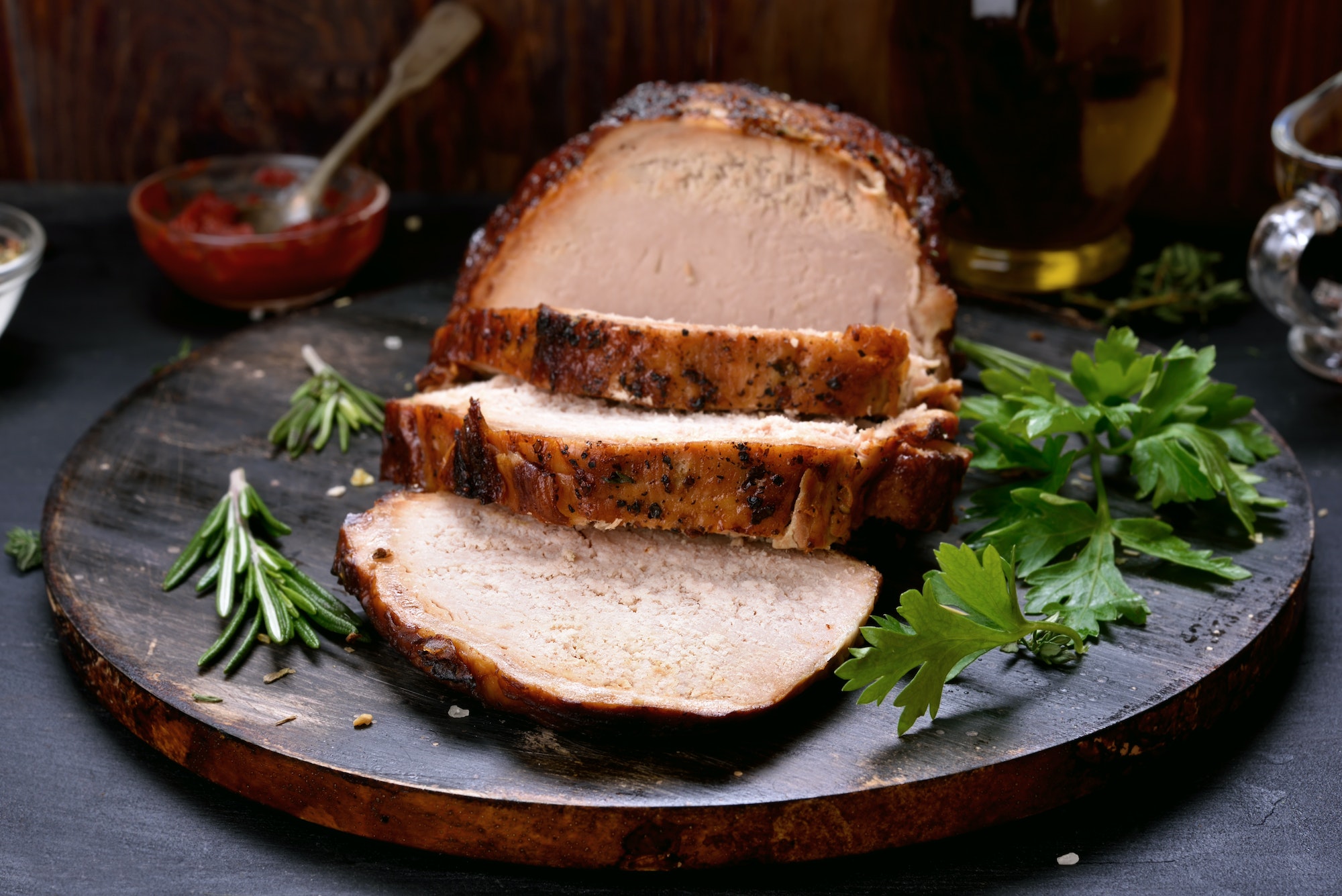 Roasted pork